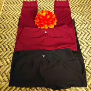 90 Degree by Reflex women's Medium  Mesh Detail Leggings Bundle